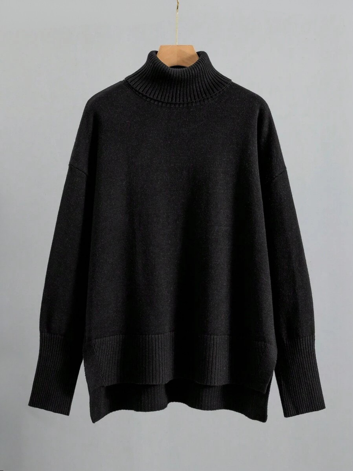 Cozy Winter Knit Turtleneck Pullover