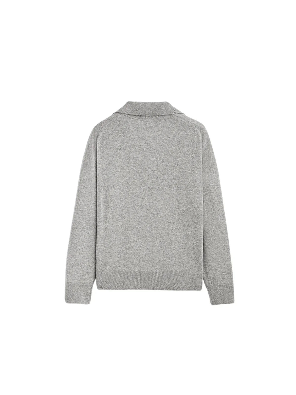 Polo Collar Casual Knitted Sweater - LA FEMME WANDERER