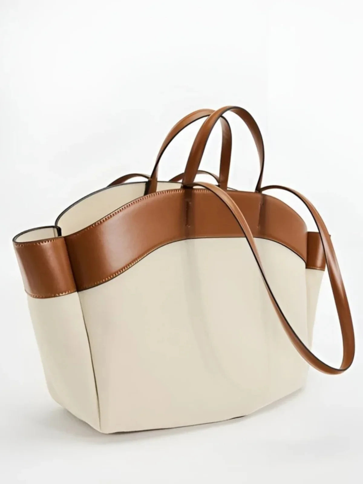 Large Capacity Portable Canvas Shoulder Bag - LA FEMME WANDERER