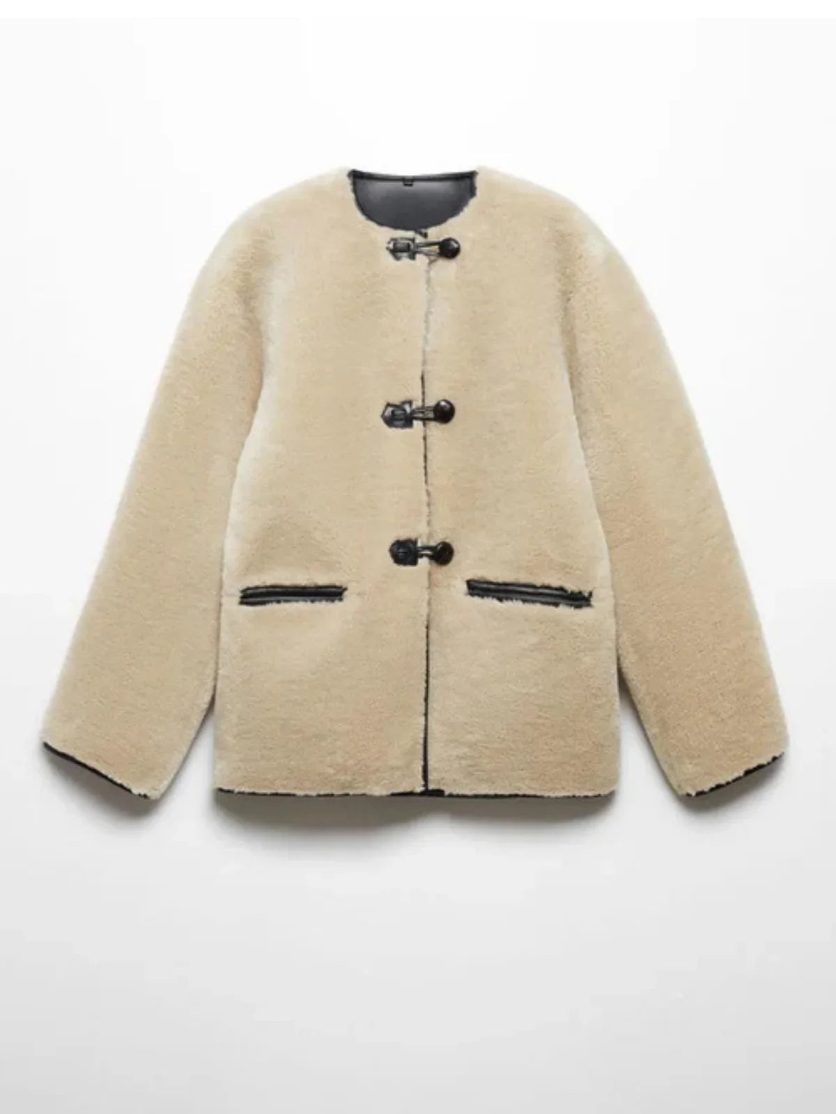 Warm Coat Single-breasted A-Line Coat - LA FEMME WANDERER