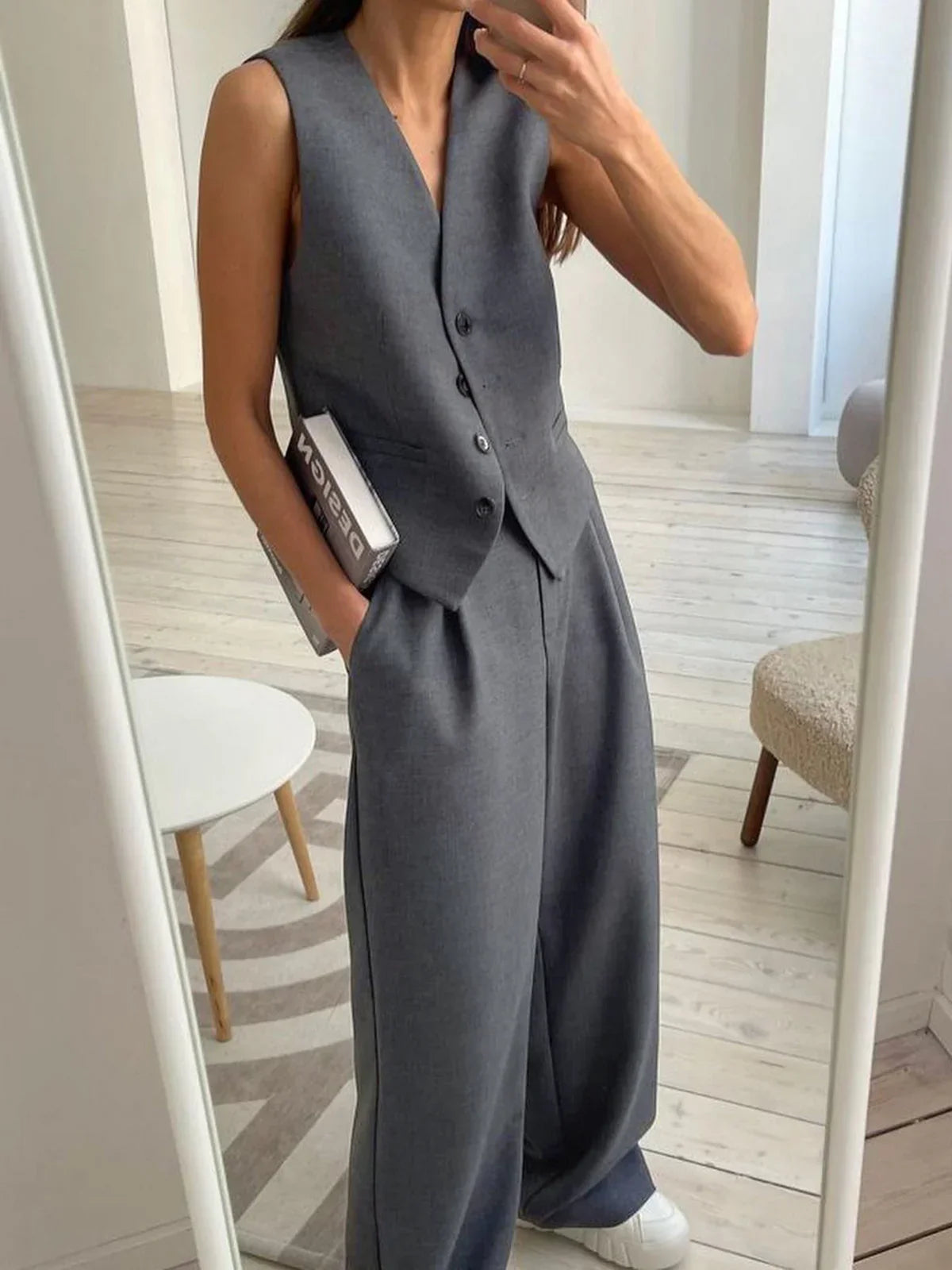 Vest & Pants Matching Suit - LA FEMME WANDERER