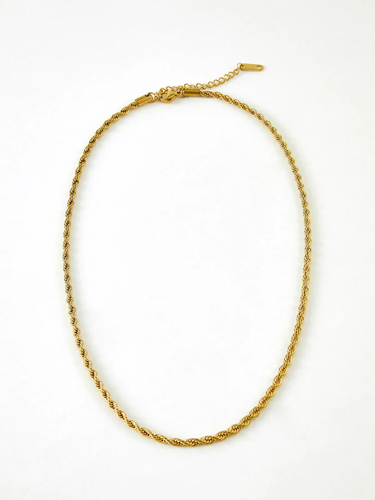Minimalist Golden Twisted Necklace - LA FEMME WANDERER