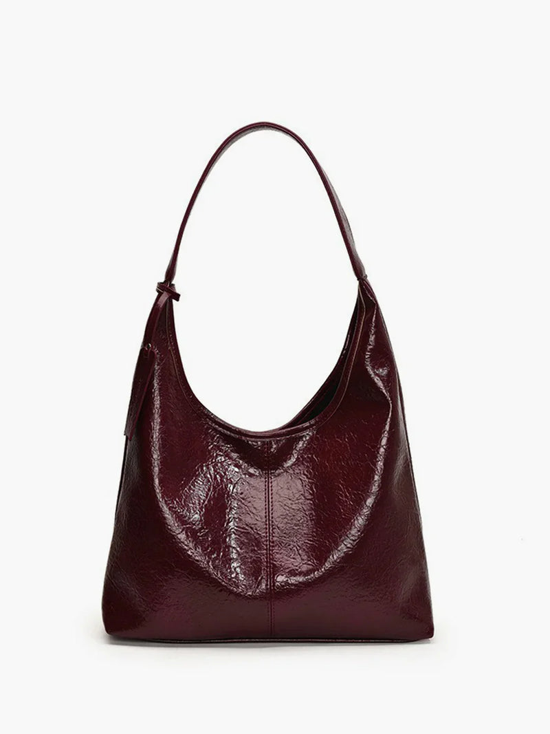 Sac hobo à fermoir à bouton Leisure
