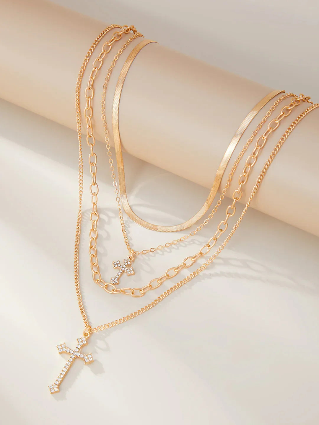 Divine Glow Layered Pendant - LA FEMME WANDERER