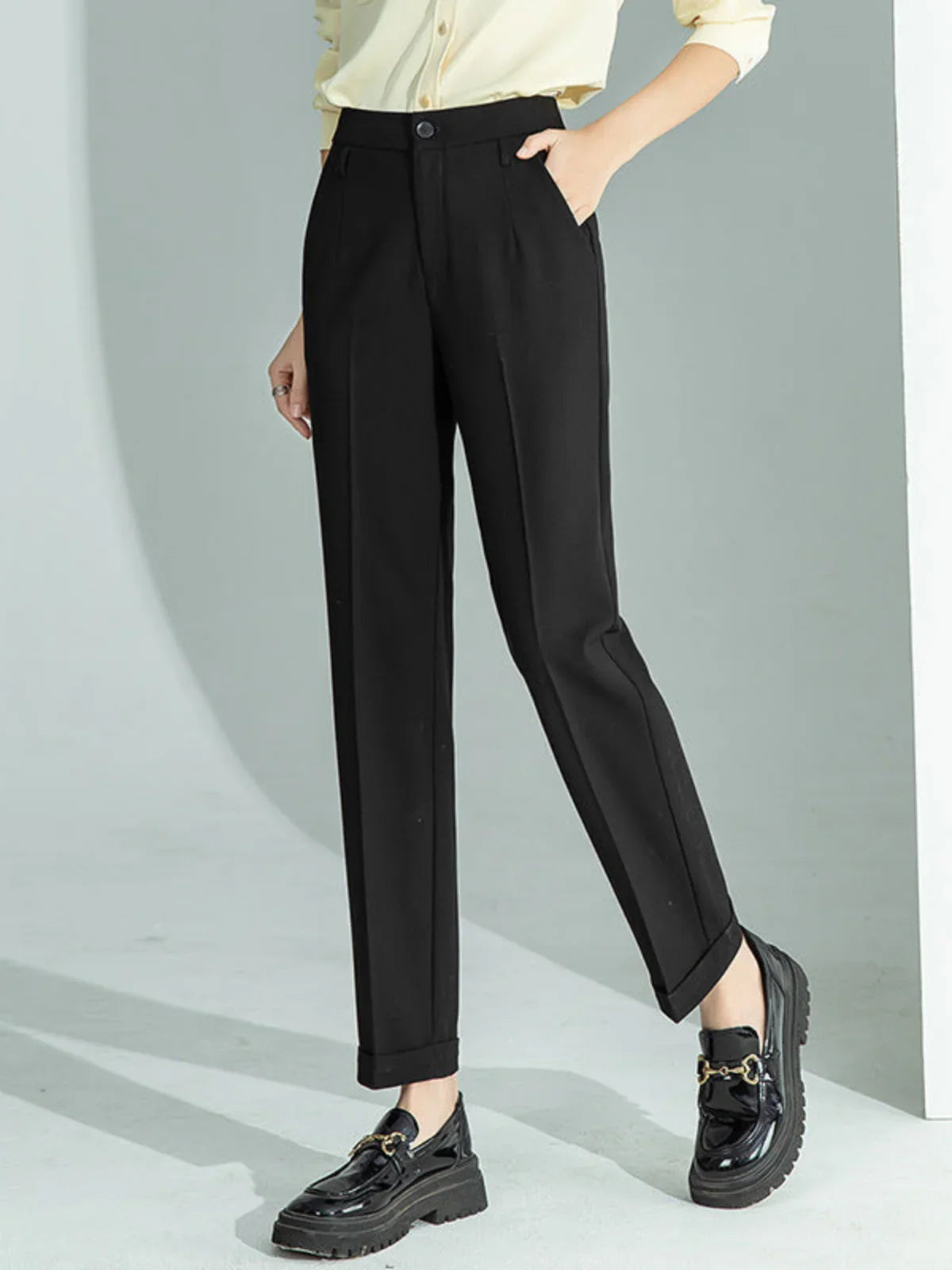 Casual Loose Work Pants - LA FEMME WANDERER