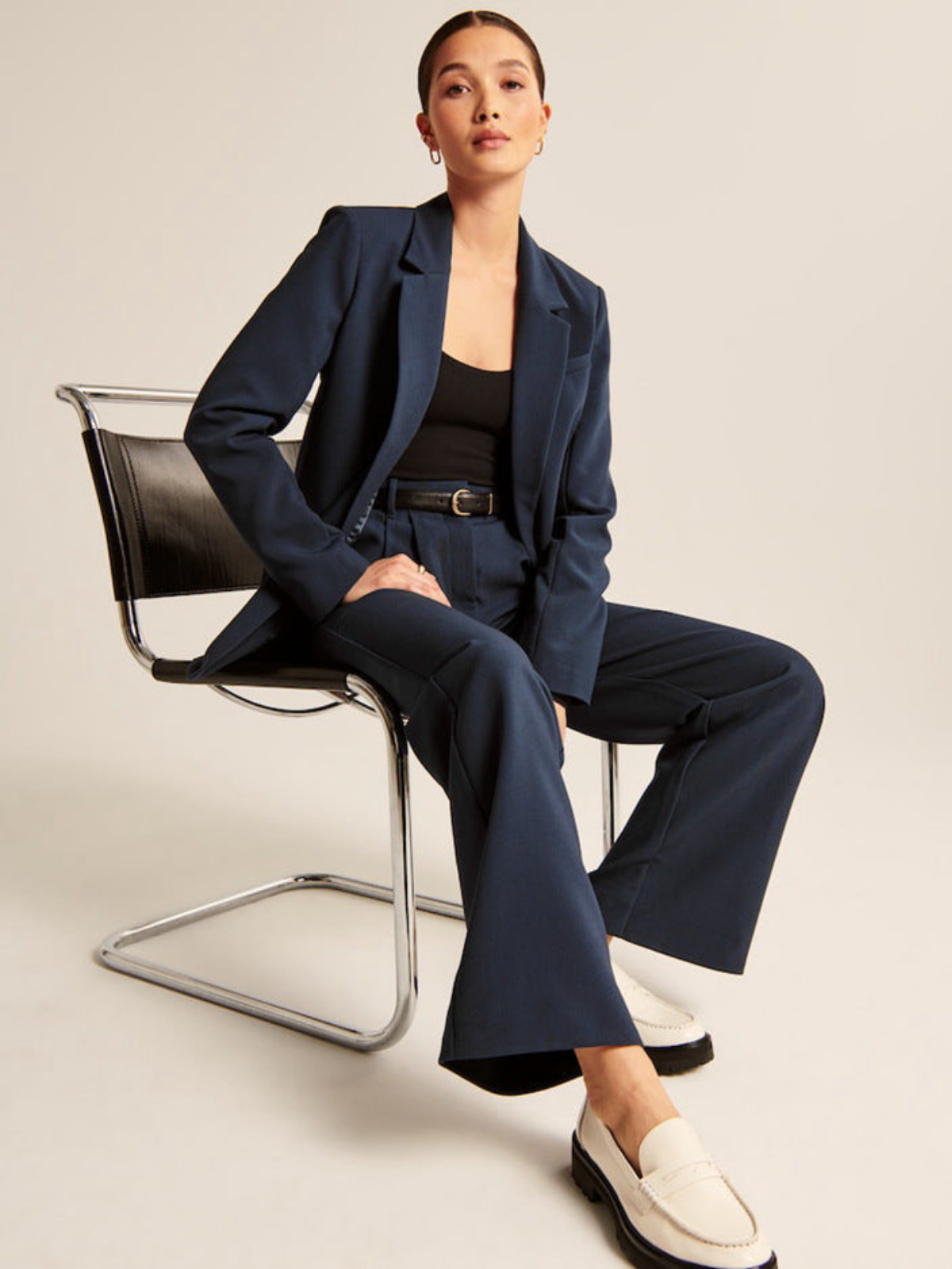 High Waist Wide-leg Casual Pants - LA FEMME WANDERER