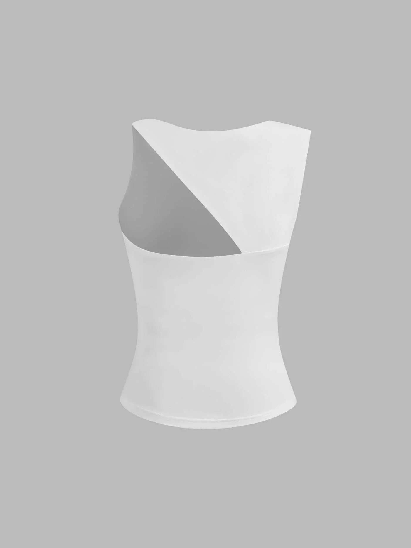 Casual & Chic Asymmetrical Neck Tank Top - LA FEMME WANDERER