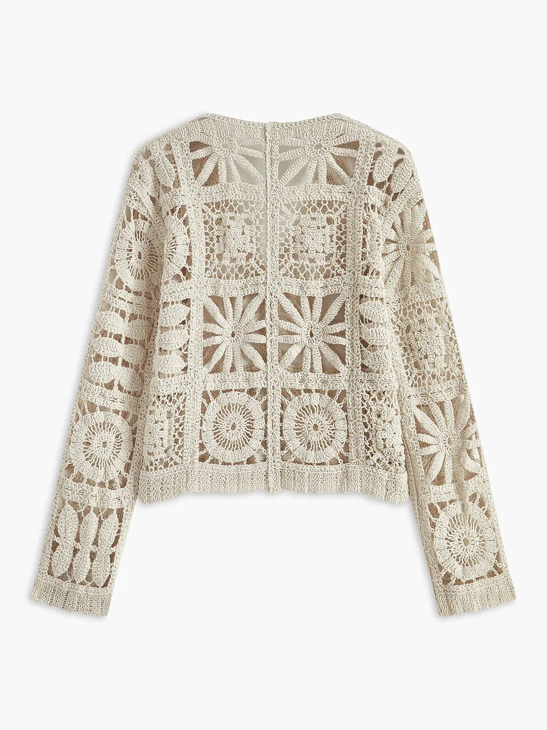 Boho Breeze Crochet Cardigan - LA FEMME WANDERER