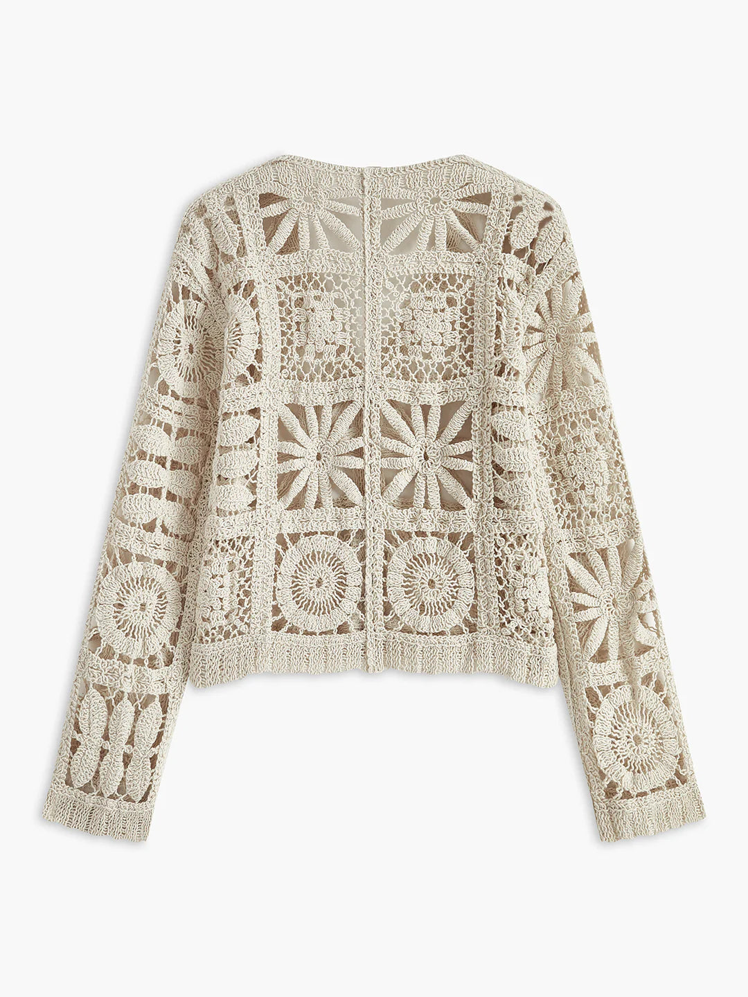 Boho Breeze Crochet Cardigan - LA FEMME WANDERER