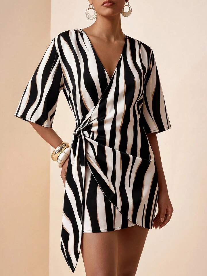 Chic Wrap Dress Designed for Effortless Summer Styling