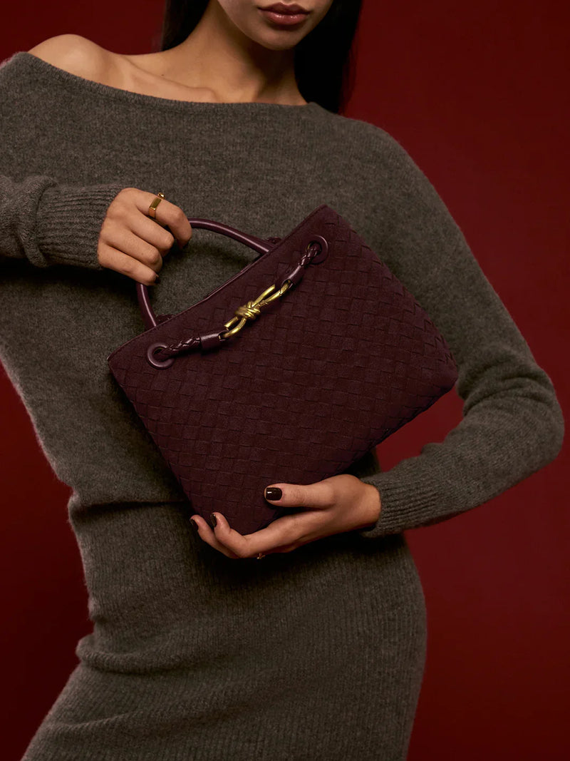 Sac fourre-tout en daim tissé Always Chic