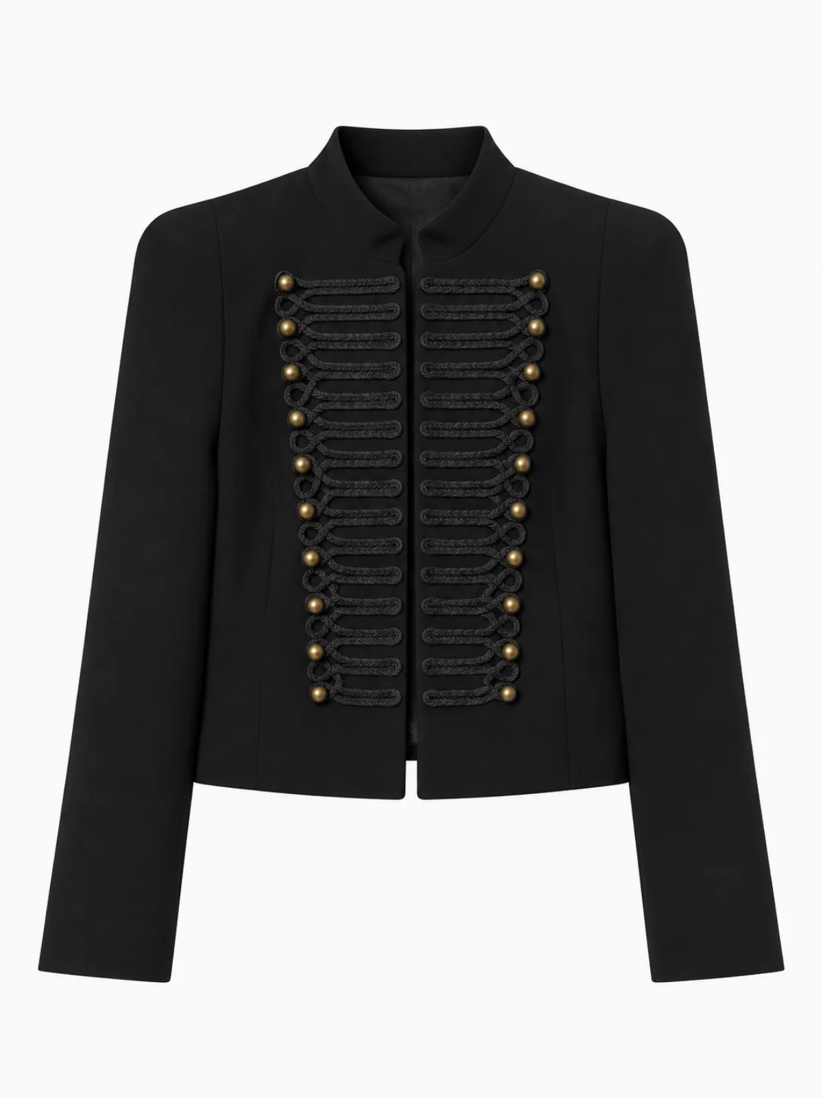 Military Braid Cropped Jacket