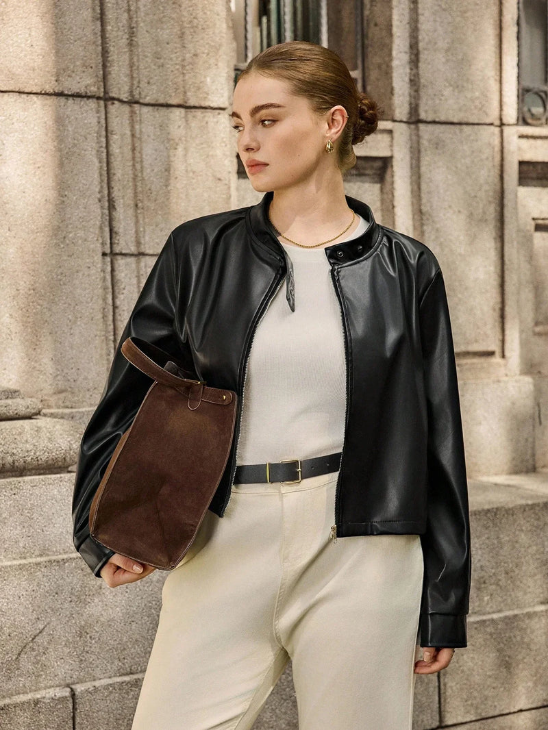 Plus Size Halloween Jacket Colorblock Zipper Winter