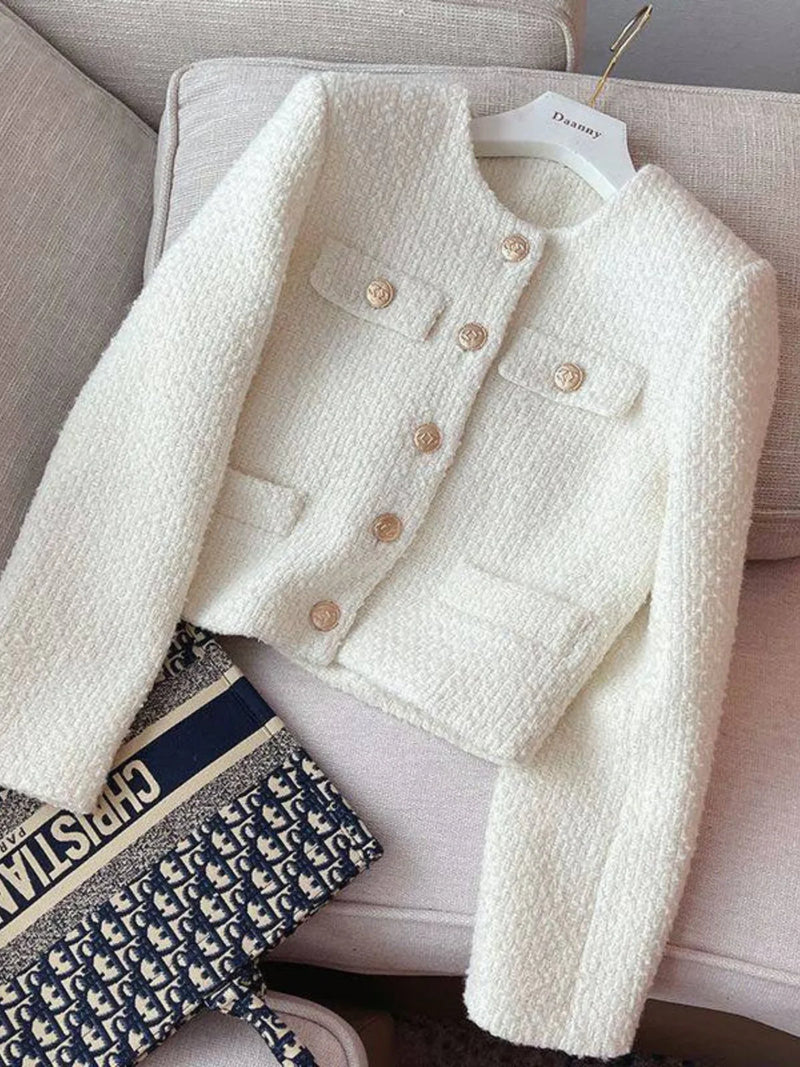 Cardigan en tweed de style classique