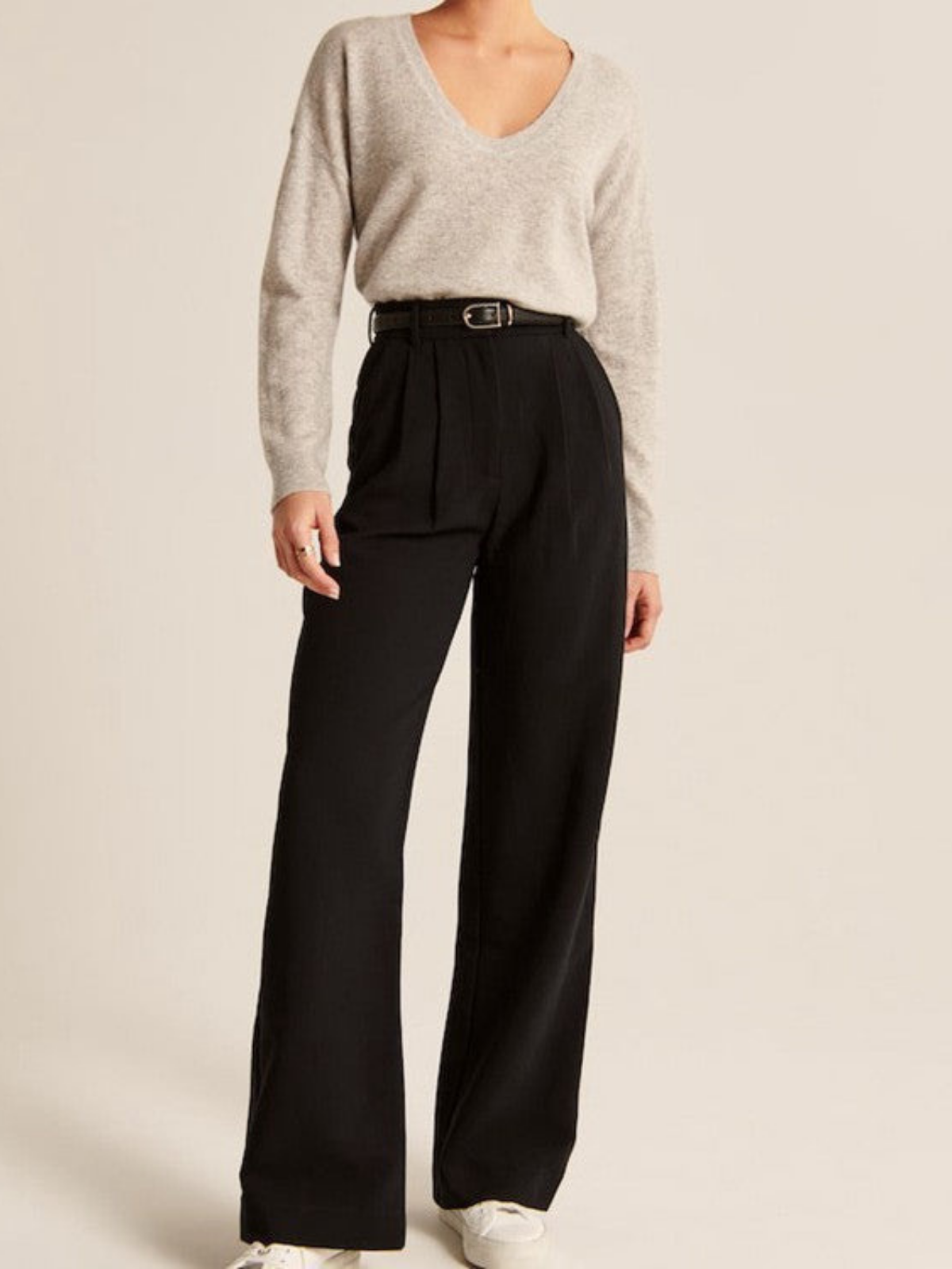 High Waist Wide-leg Casual Pants - LA FEMME WANDERER