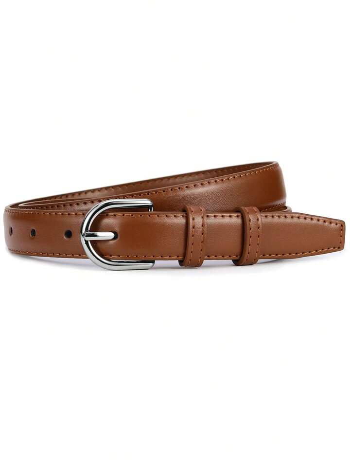 Silver Buckle Belt for Timeless Everyday Styling